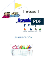 DIFERENCIA ENTRE PLANIFICACIÓN Y ORGANIZACIÓN