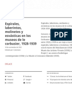 Espirales, Laberintos, Molinetes y Esvásticas en Los Museos de Le Corbusier, 1928-1939 - TECTÓNICAbl