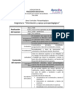 6° 2014 Orientación y Apoyo Psicopedagogico