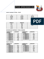 Juegos Deportivos Intercodigos 2018