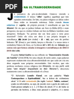 DEUS NA ULTRAMODERNIDADE