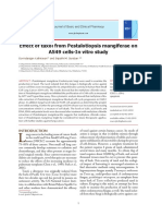 Effect of Taxol From Pestalotiopsis Mangiferae On A549 Cells-In Vitro Study