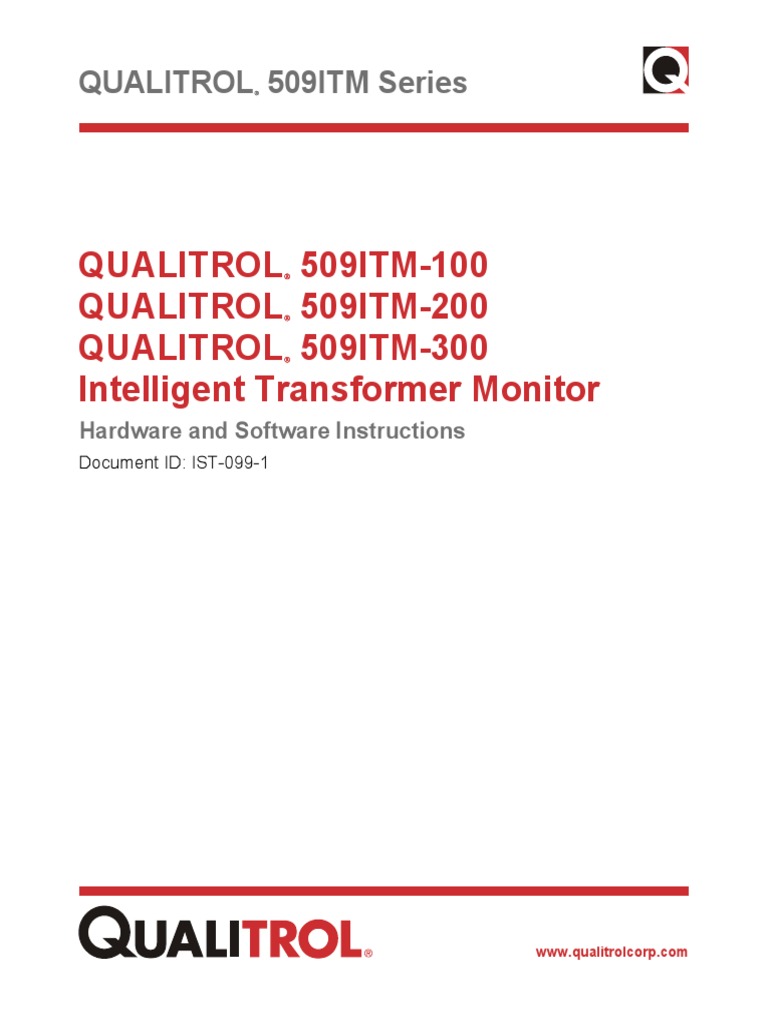 Manual Qualitrol PDF | PDF | Resistor | Relay