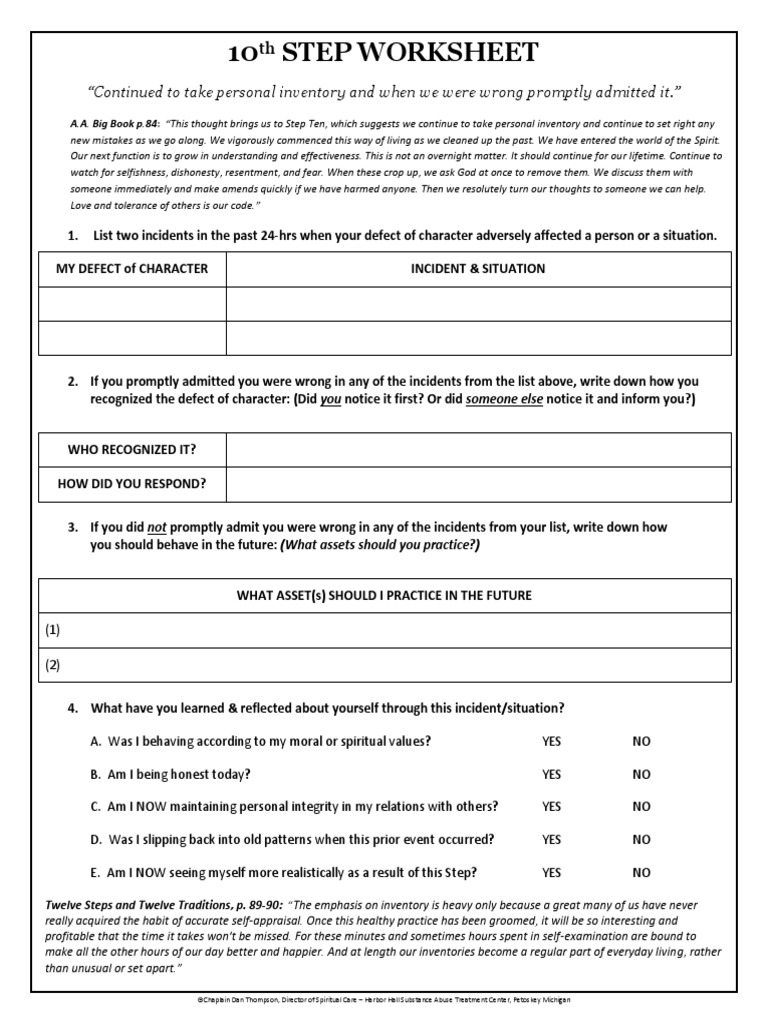 10th-step-worksheet-pdf-inventory-psychological-concepts