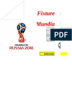 Fixture Excel Rusia 2018 Descargar Calendario