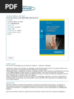 Atlas de Bolsillo de Anatomía Radiológica