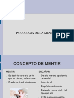 Exposición Psicologia de La Mentira