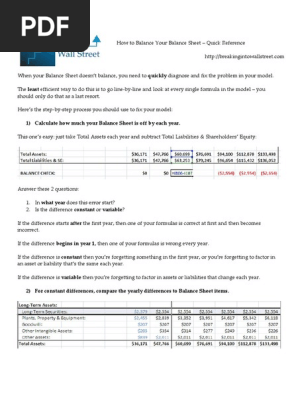 02 BIWS Balancing Balance Sheet