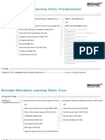 Brocade Education Curriculum Paths