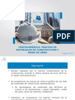 Estudio de Precios Centroamérica. ORDECCCAC. Ing. Guillermo Carazo