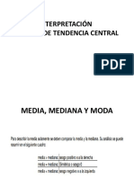 Media y Mediana