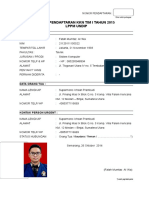 Form Pendaftaran KKN Tim 1 2015