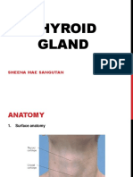 Thyroid Gland: Sheena Mae Sangutan
