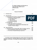 Dwelling Together - Using Cooperative Housing To Abate The Afforda