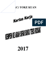 Kertas Kerja Kempen Ke Arah Sifar Buku Teks Rosak