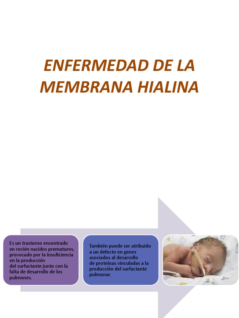 Enfermedad de La Membrana Hialina Parto prematuro Rtt