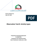 Observation Task 8