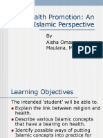 Health Promotion: An Islamic Perspective: by Aisha Omar Maulana, MPH
