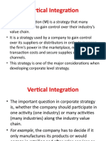 Vertical Horizontal Integration