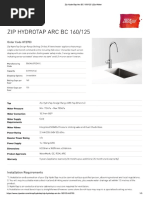 Zip HydroTap Arc BC 160125 Zip Water