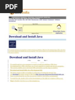 and Install Java: Search