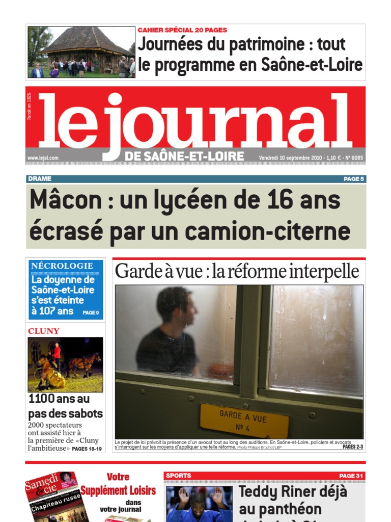 Campus Drivers Tome 1 Episode 2 Pdf Gratuit Le Journal 10 Septembre 2010 | PDF | Avocat | euro