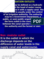 IRRIGATION OUTLET TYPES