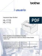 Guia Impresora Brother CV - hl1110 - Lts - Usr PDF