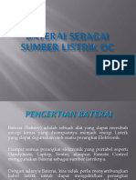 Baterai Sebagai Sumber Listrik DC