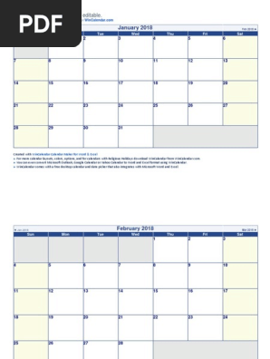 2018 Word Calendar