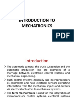 Introduction To Mechatronics