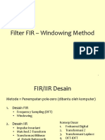 Desain Filter FIR Windowing