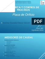 Dinámica y Control de Procesos - Placa de Orificio