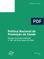 10) Política Nacional de Promoção da Saúde PNaPS revisão da Portaria MS GM nº 687, de 30 de março de 2006.pdf