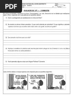 Prova LPT 2 Bim 8 Ano