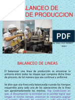 Balanceo de Lineas - 2018 - I