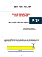 Corriente Electrica - Ejercicios Resueltos PDF