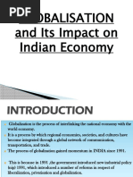 Globalisation and Its Impact On Indian Economy