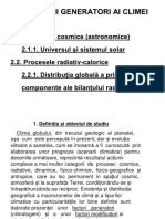 Curs 2. Factorii Genetici Radiativi Ai Climatului