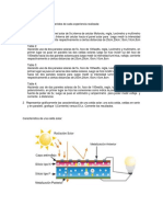 Informe de Panel Solar