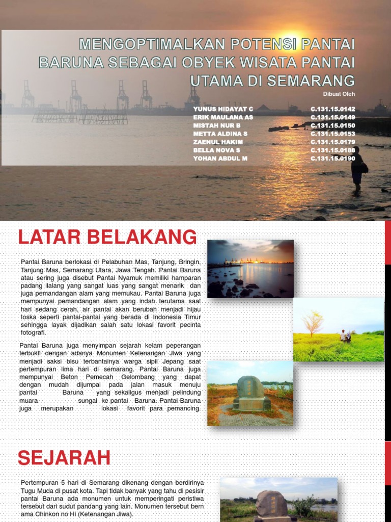 01 Pantai Baruna Semaramg Presentasi Presentasi