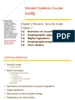 Distributed Systems Course: Security