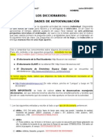 Autoevaluación Diccionarios-Corregido