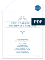 Case Analysis of Southwest Airlines