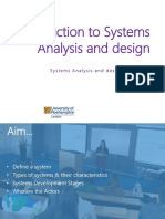 Week 1 - Introduction to Systems Analysis and Design