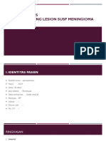 Laporan Kasus Space Occupying Lesion Susp Meningioma: Khandar Yosua 112016332