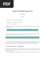 Augmented Static BBST (Segment Tree) : July 2015