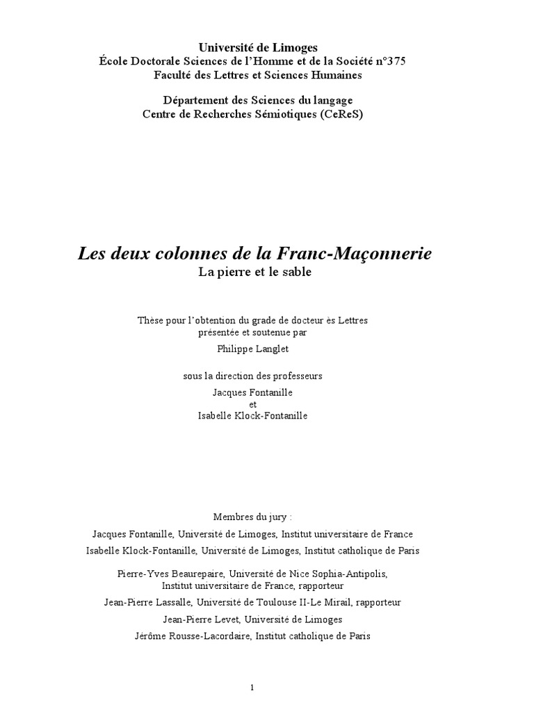 Tesis Philippe Langlet Pdf