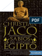 Los Sabios Del Antiguo Egipto - Christian Jacq