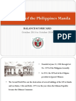 University of The Philippines Manila: Balance Scorecard